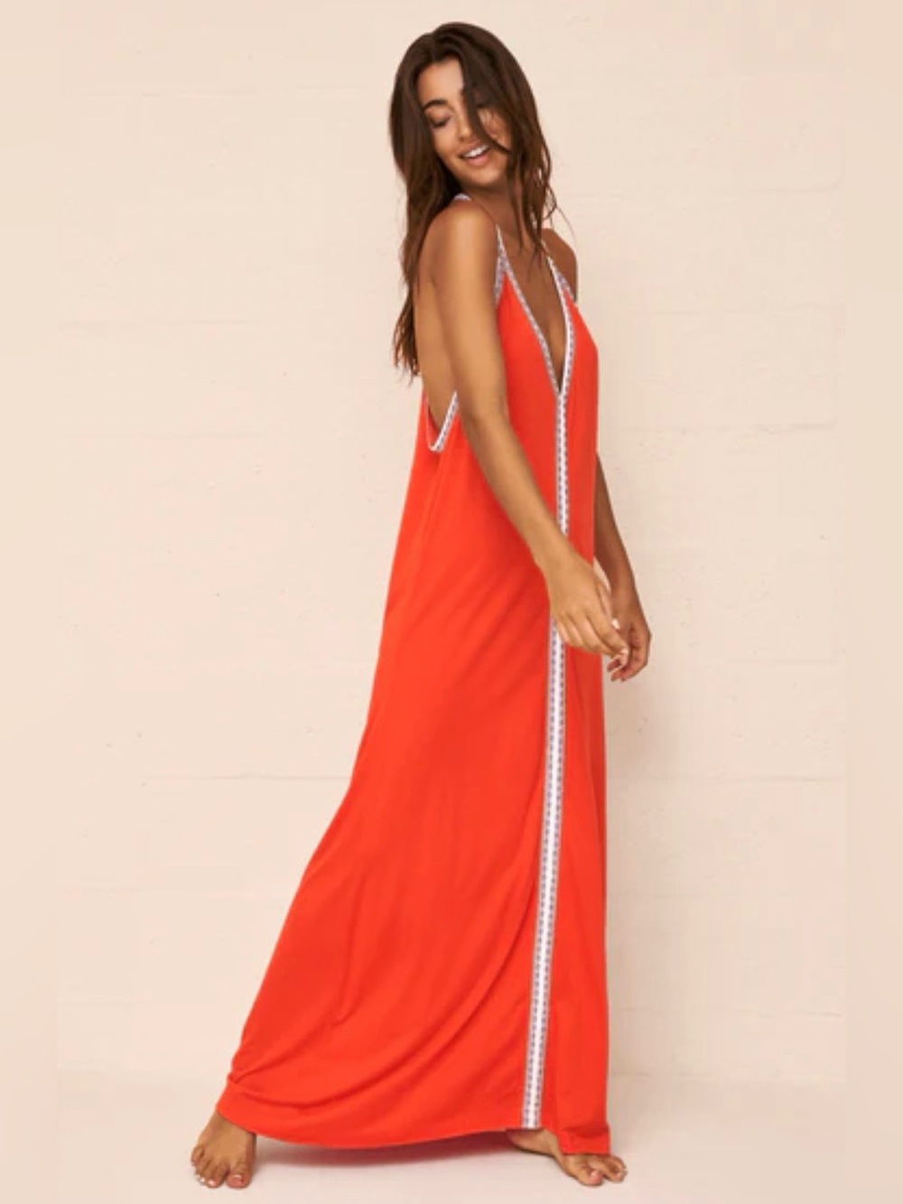 PITUSA Pima Sundress in Blood Orange